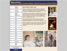 Tablet Screenshot of marcusgibson.com